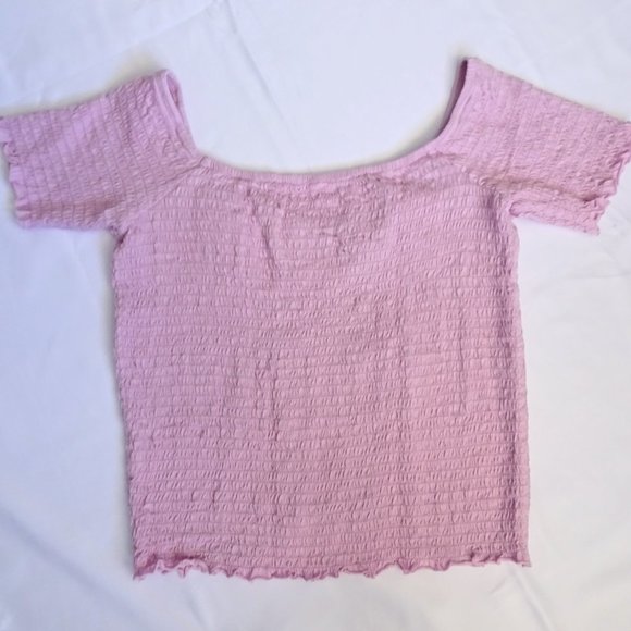 BP Lilac Shirred Top - Picture 3 of 5